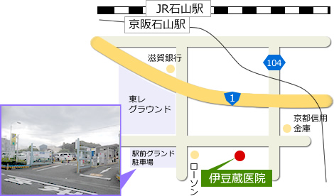 提携駐車場が近くにあります。